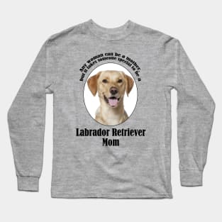 Yellow Lab Mom Long Sleeve T-Shirt